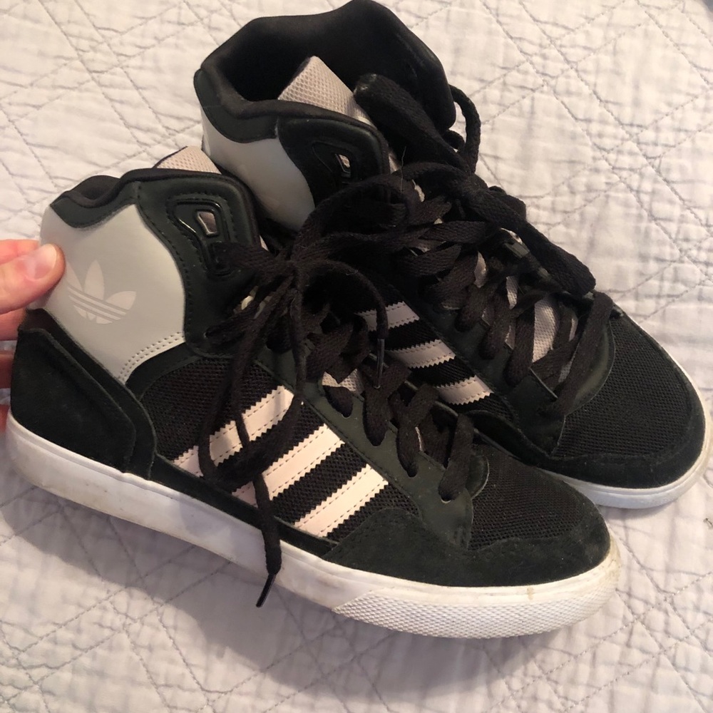 Adidas high top sneaks